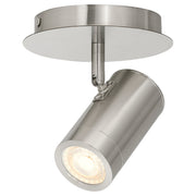 Prado LED Flush Mount in Brushed Steel