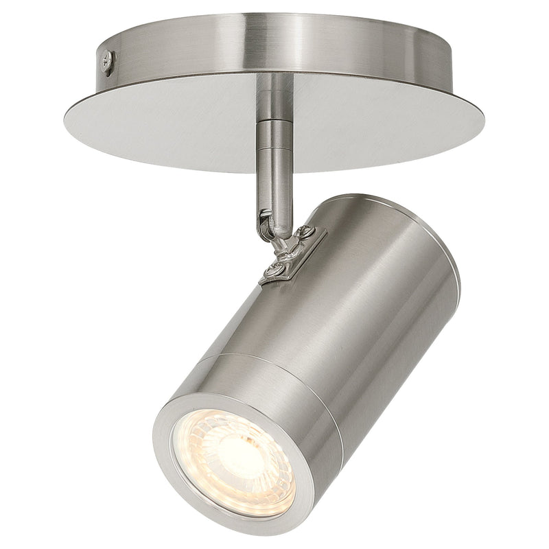 Prado LED Flush Mount in Brushed Steel