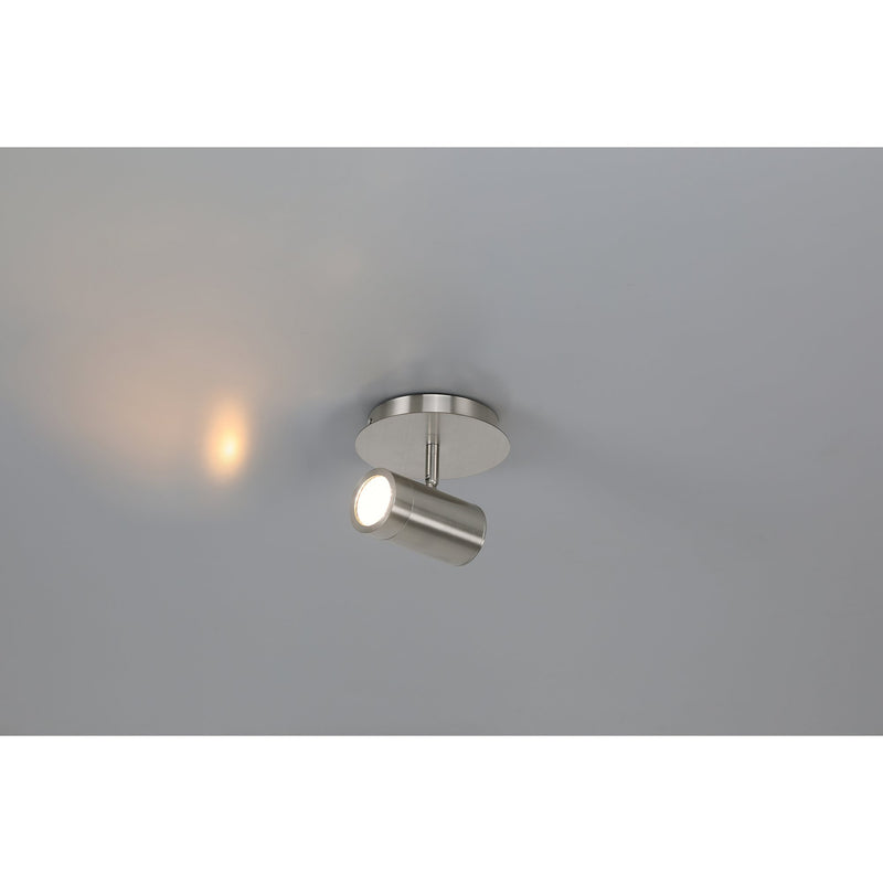Prado LED Flush Mount in Brushed Steel