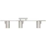Prado 3-Light LED Track Light in Brushed Steel