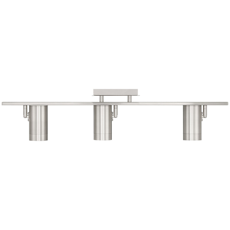 Prado 3-Light LED Track Light in Brushed Steel