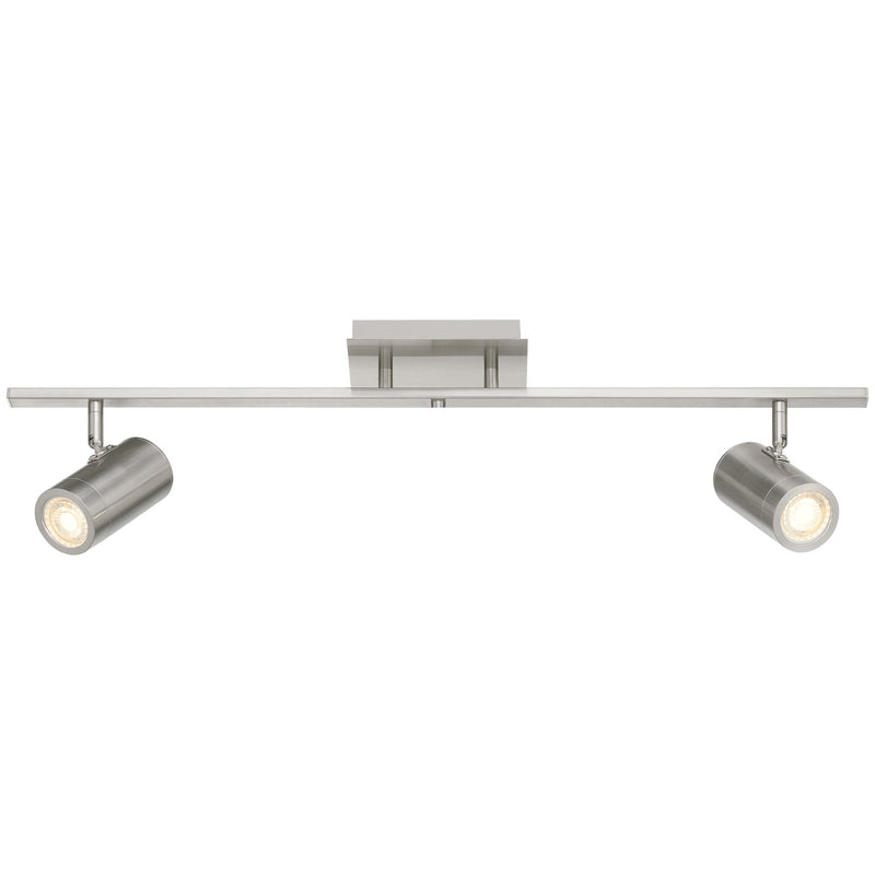 Prado 3-Light LED Track Light in Brushed Steel