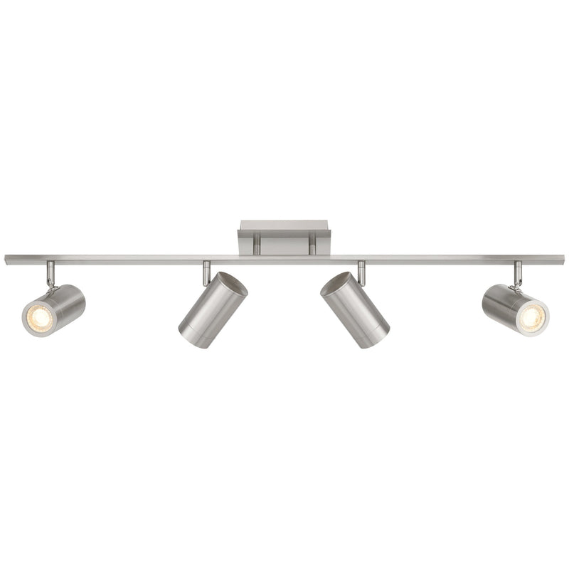 Prado 4-Light LED Track Light in Brushed Steel