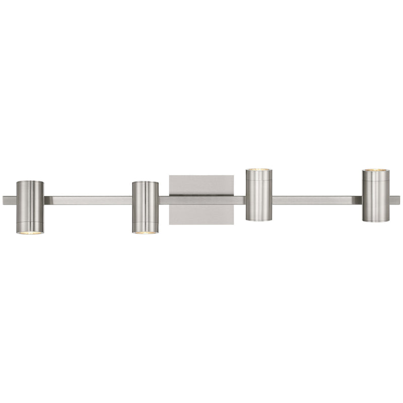 Prado 4-Light LED Track Light in Brushed Steel