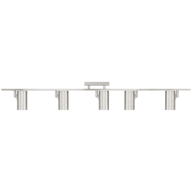Prado 5-Light LED Track Light in Brushed Steel