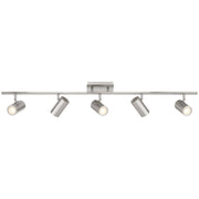 Prado 5-Light LED Track Light in Brushed Steel