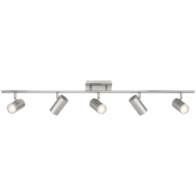 Prado 5-Light LED Track Light in Brushed Steel