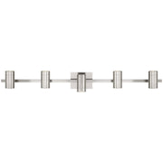 Prado 5-Light LED Track Light in Brushed Steel