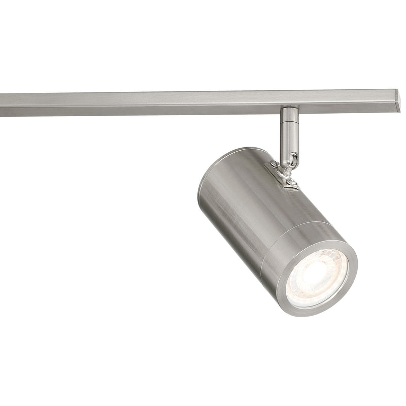 Prado 5-Light LED Track Light in Brushed Steel