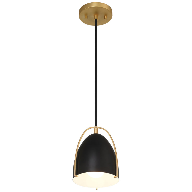 Axel Mini Pendant in Matte Black
