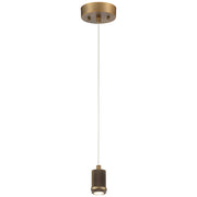 Port Nine Stark Pendant in Antique Brushed Brass