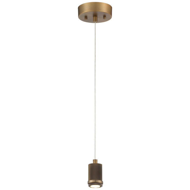 Port Nine Stark Pendant in Antique Brushed Brass