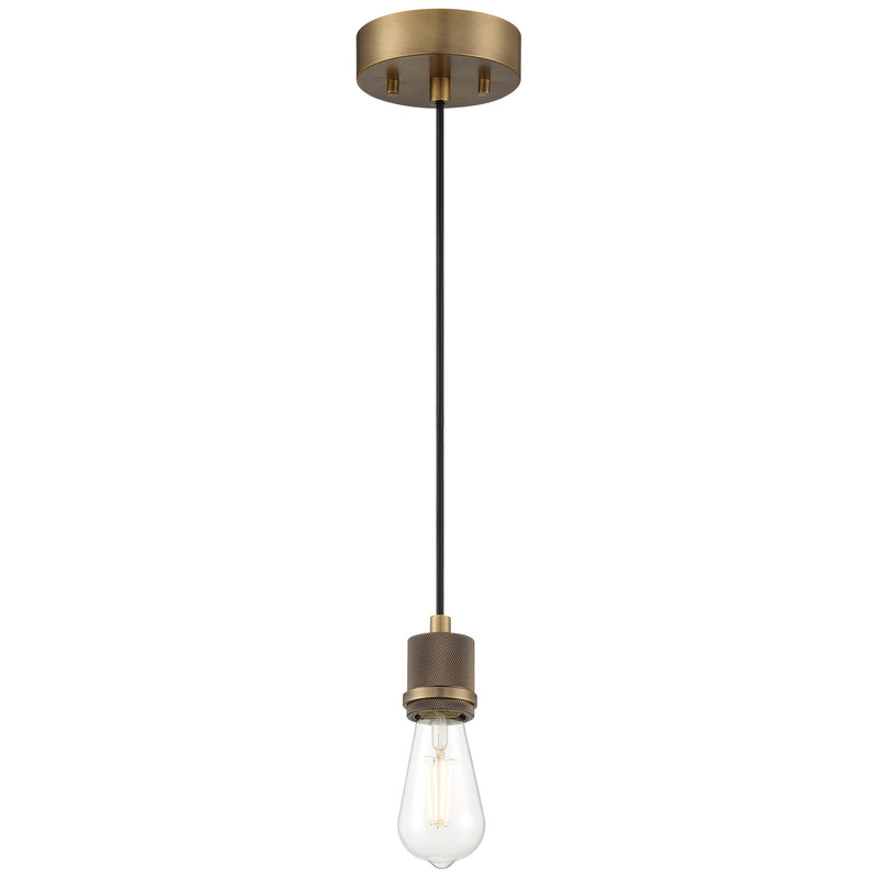 Port Nine Stark Pendant in Antique Brushed Brass