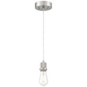 Port Nine Stark Pendant in Brushed Steel