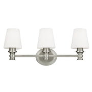 Xavierre 3-Light Bath Vanity Light in Satin Nickel