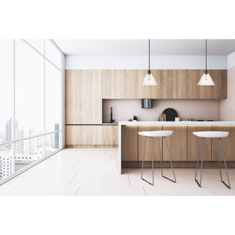 Port Nine Martini Pendant in Antique Brushed Brass
