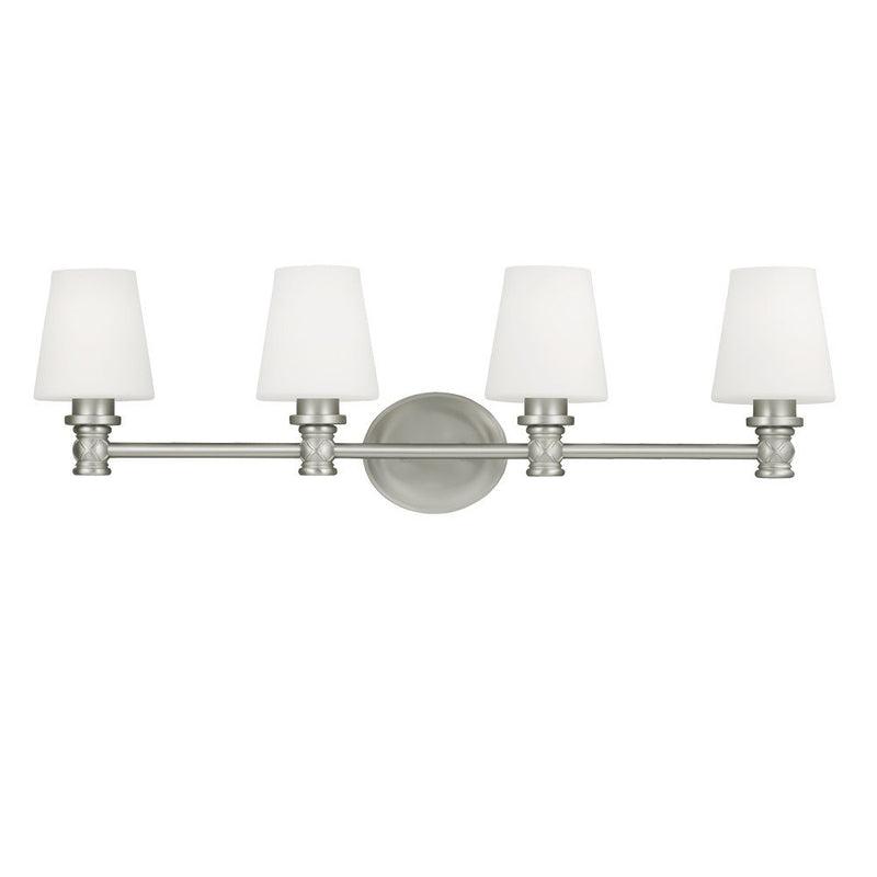 Xavierre 4-Light Bath Vanity Light in Satin Nickel