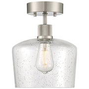 Port Nine Chardonnay Semi-Flush Mount in Brushed Steel