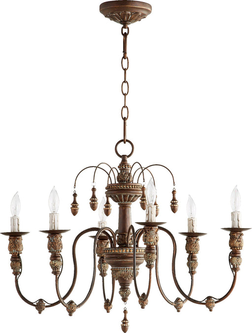 Salento 25" 6 Light Chandelier in Vintage Copper