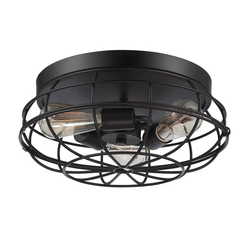 Scout 3-Light Flush Mount in English Bronze