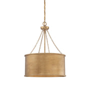Rochester 4-Light Pendant in Gold Patina