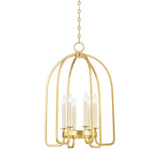 Oakville 6-Light Chandelier in Aged Brass