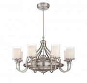 Etesian 35.25" Fan D'Lier in Satin Nickel