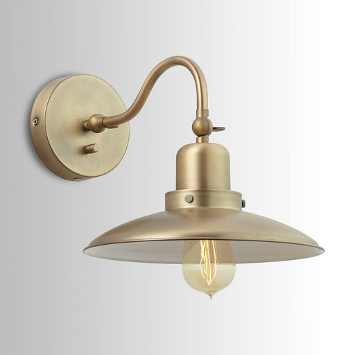 Dewitt Wall Sconce in Aged Brass