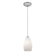 Champagne Cable Mini Pendant in Brushed Steel