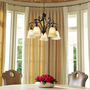 Bryant 5 Light Chandelier in Oiled Bronze