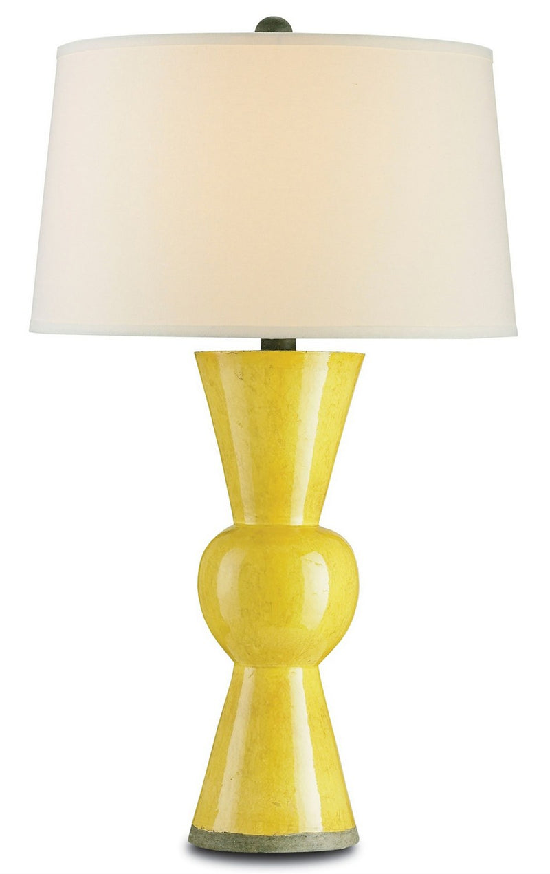 Upbeat Table Lamp in Yellow