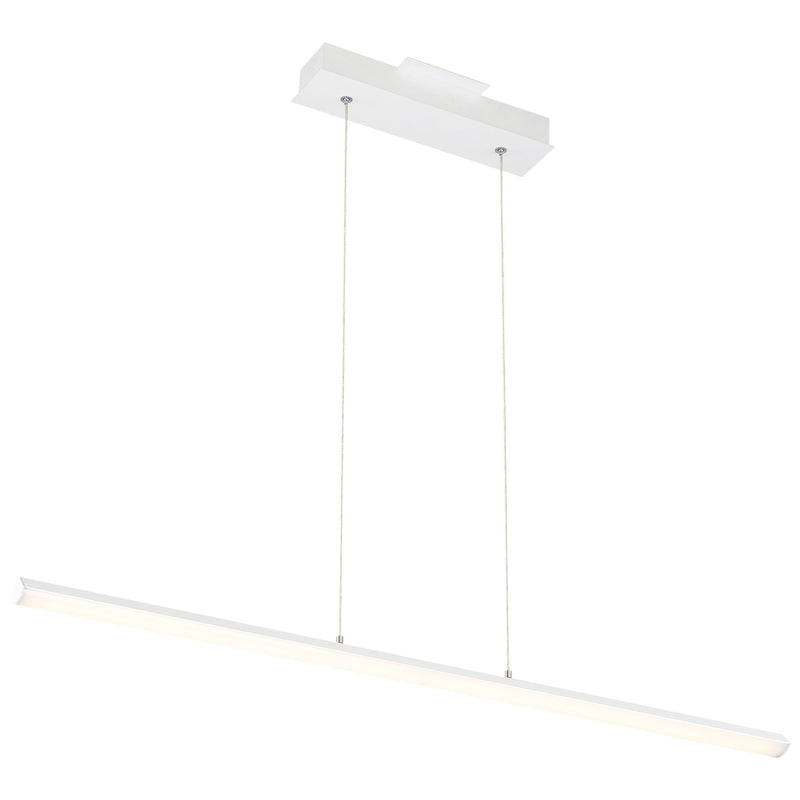 Float 36" LED Linear Pendant in Matte White