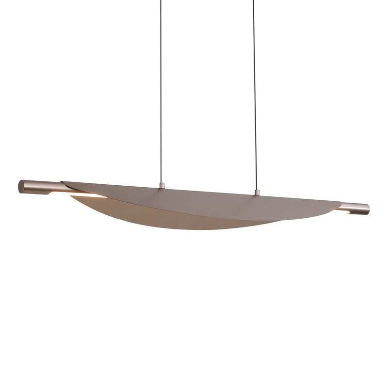 Luma 42" LED Linear Pendant in Coffee Silver