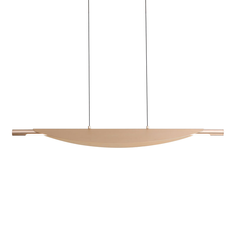 Luma 42" LED Linear Pendant in French Gold