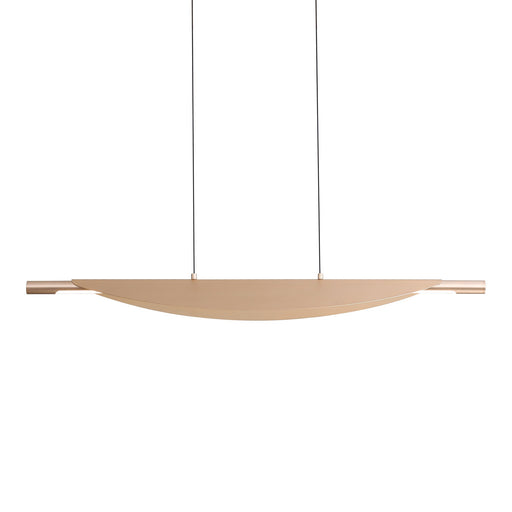 Luma 42" LED Linear Pendant in French Gold