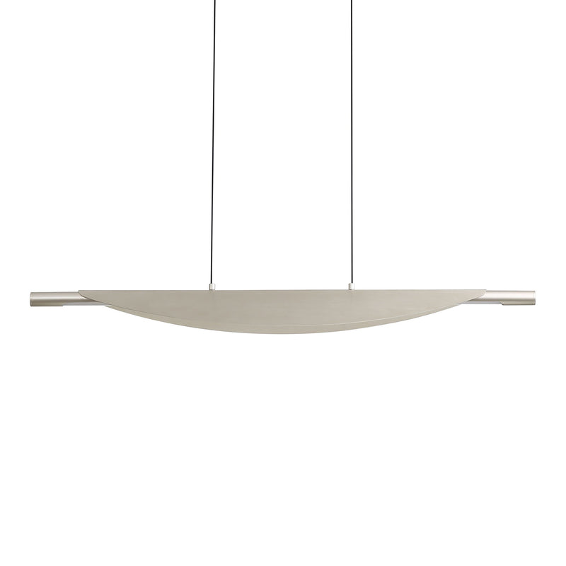 Luma 42" LED Linear Pendant in Sand Nickel