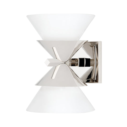 Stillwell 2-Light Wall Sconce in Polished Nickel