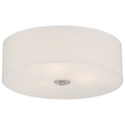 Mid Town 3-Light LED Flush Mount in Antique Brushed Brass