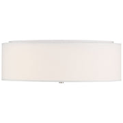 Mid Town 3-Light LED Flush Mount in Brushed Steel