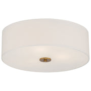 Mid Town 3-Light LED Flush Mount in Brushed Steel