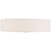 Mid Town 4-Light LED Flush Mount in Antique Brushed Brass