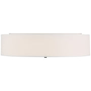 Mid Town 4-Light LED Flush Mount in Matte Black