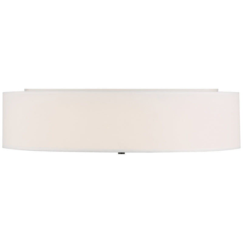 Mid Town 4-Light LED Flush Mount in Matte Black