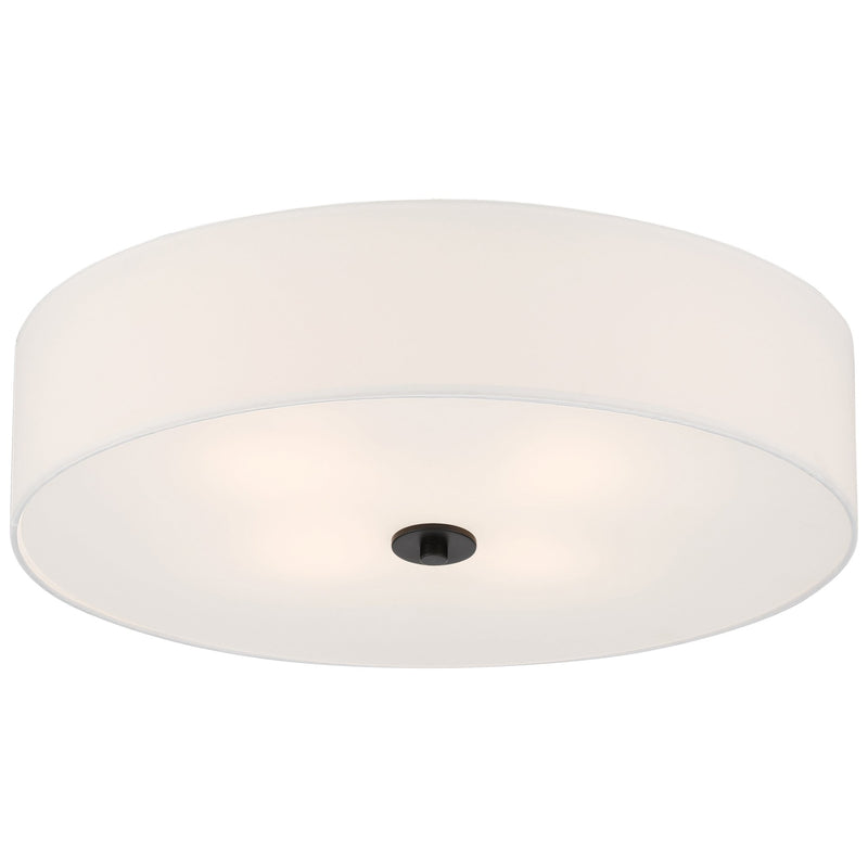 Mid Town 4-Light LED Flush Mount in Matte Black