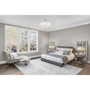Mid Town 3-Light LED Convertible Pendant in Brushed Steel