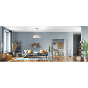 Mid Town 4-Light LED Semi-Flush Mount in Brushed Steel