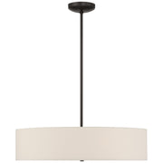 Mid Town 4-Light LED Semi-Flush Mount in Matte Black