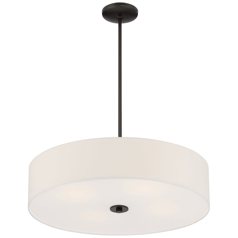Mid Town 4-Light LED Semi-Flush Mount in Matte Black