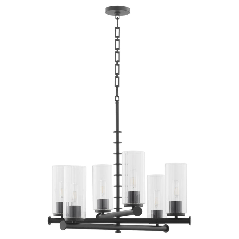 Mercier 6 Light Chandelier in Matte Black