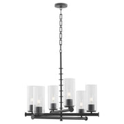 Mercier 6 Light Chandelier in Matte Black